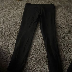 Black leggings. They are in good condition and they are a size L